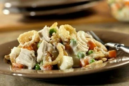 Вкусный салат с курицей и грибами
